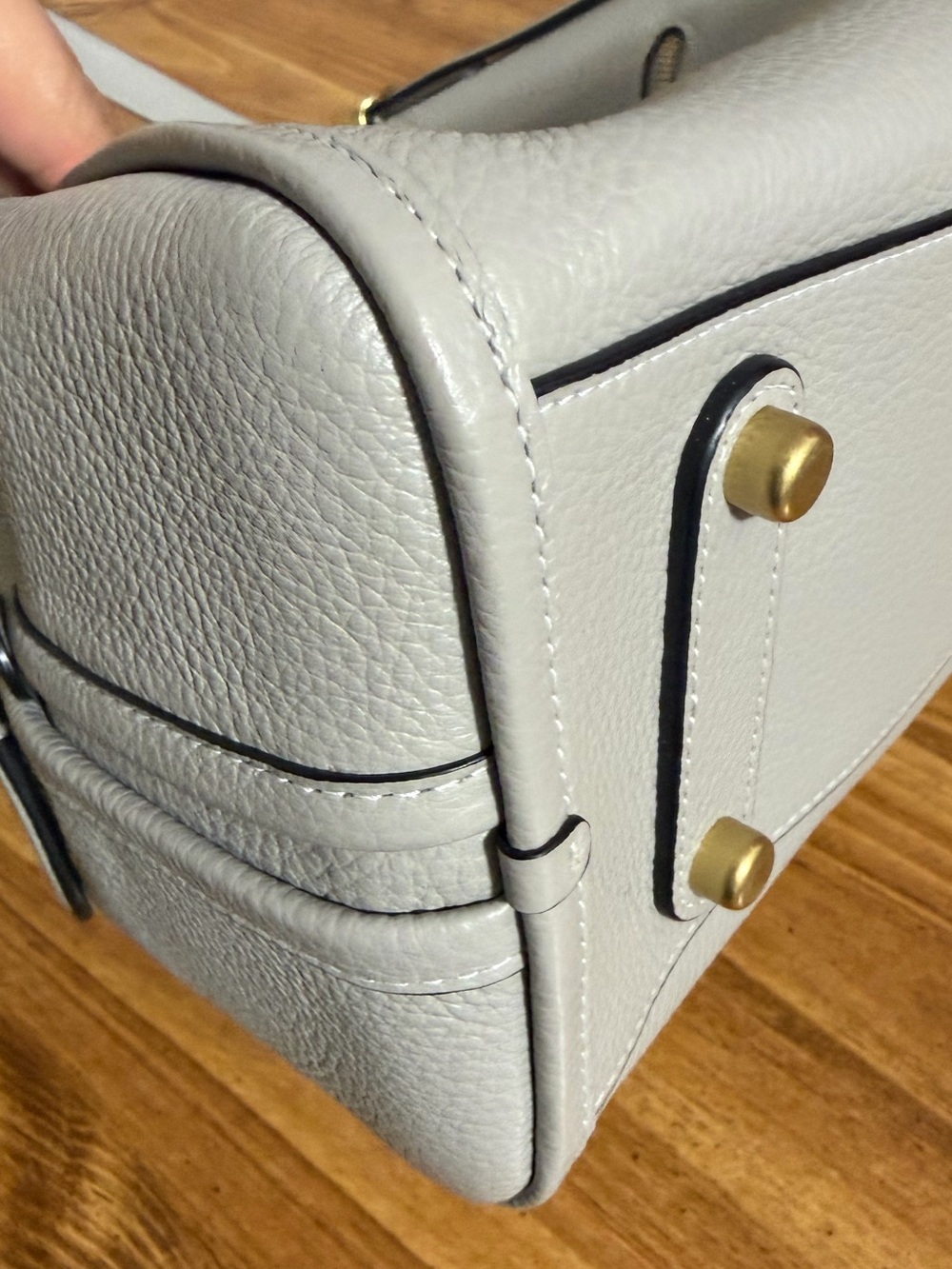 Coach Lori Pebbled Leather Shoulder Bag - Picture 3 of 13